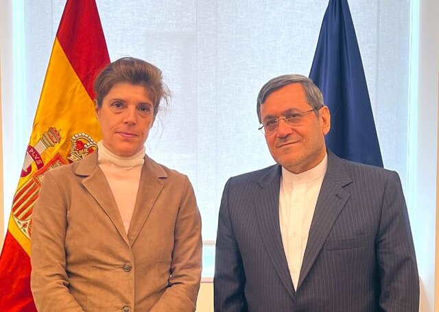 رایزنی سفیر ایران با قائم مقام وزیر خارجه اسپانیا/خداحافظی قشقاوی با ایرانیان اسپانیا