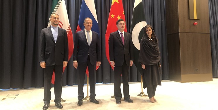 برگزاری دومین نشست چهارجانبه ایران، روسیه، چین و پاکستان در سمرقند
