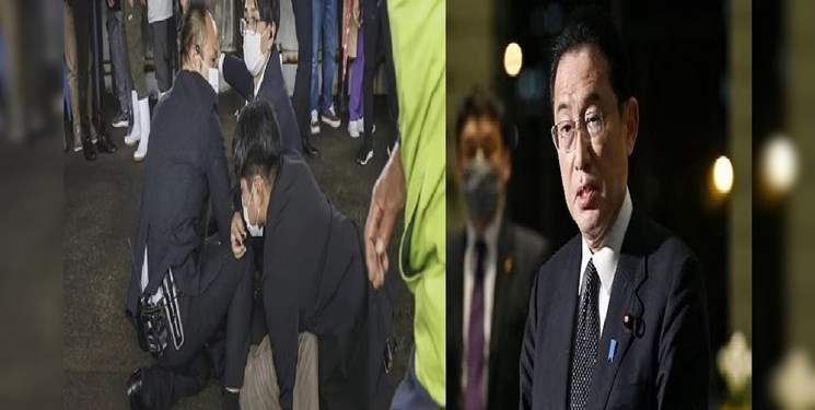 انفجار در محل سخنرانی نخست‌وزیر ژاپن