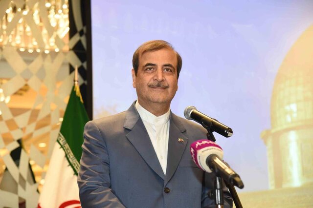 سفیر ایران در کویت: امروز بیش از پیش به لزوم حمایت از ملت فلسطین پی می‌بریم