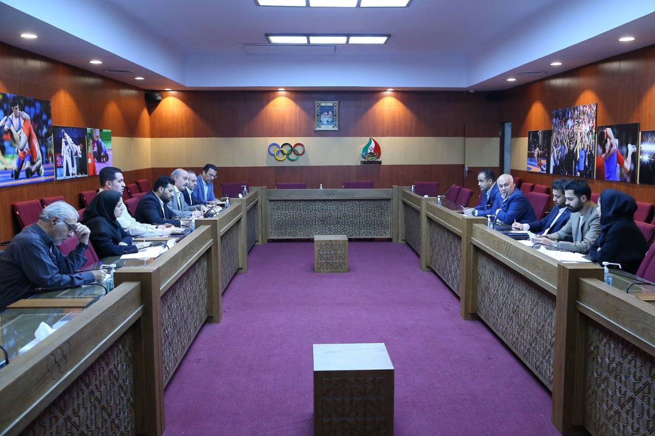  نشست مسئولین و کادر فنی فدراسیون اسکیت با مسئولین کمیته ملی المپیک