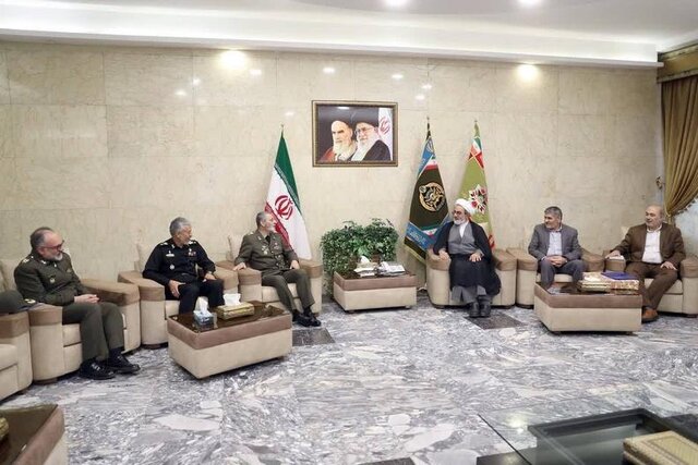 رئیس سازمان قضایی نیروهای مسلح با فرمانده کل ارتش دیدار کرد