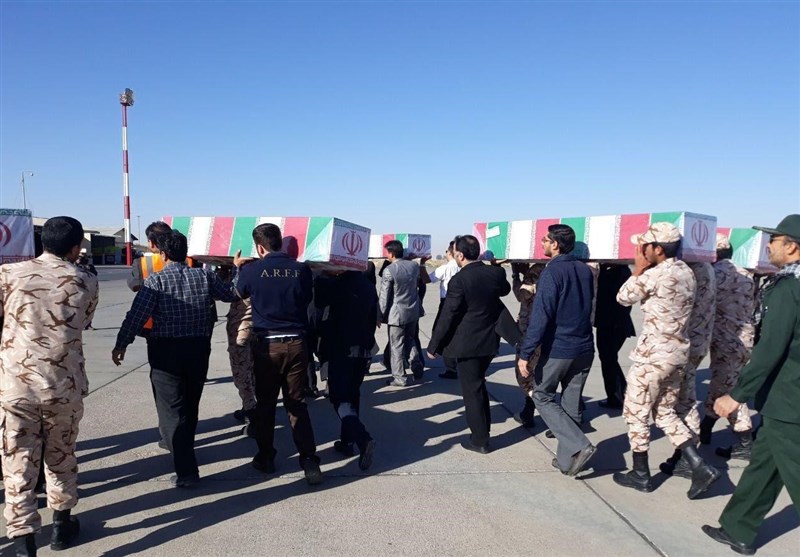 پیکر مطهر ۹شهید دفاع مقدس وارد اصفهان شد