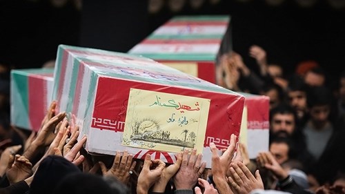 پیکرهای مطهر 9 شهید گمنام در شیراز تشییع شد